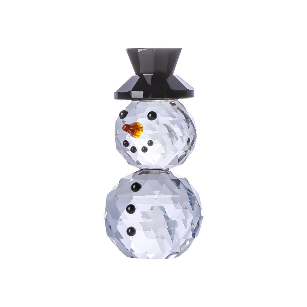 Paper Weight Crystal - Figurine di pupazzo di neve con