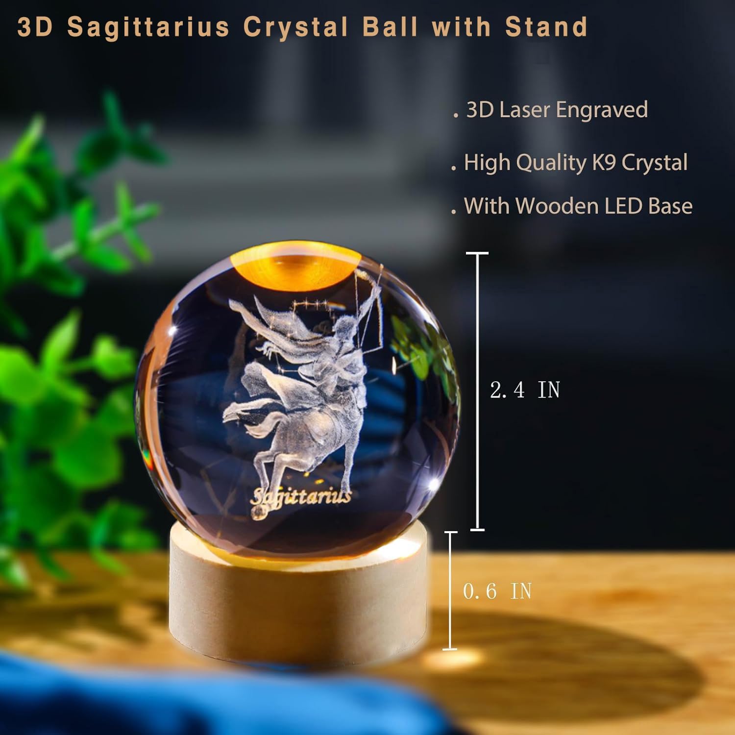 Sfera di cristallo 3D Sagittar - Paper Weight Crystal recensione e prezzo