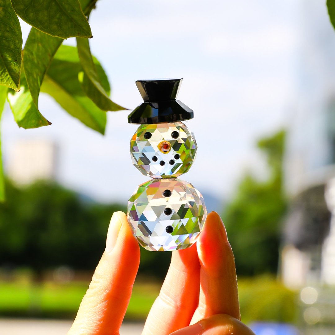 Figurine di pupazzo di neve co - Paper Weight Crystal recensione e prezzo