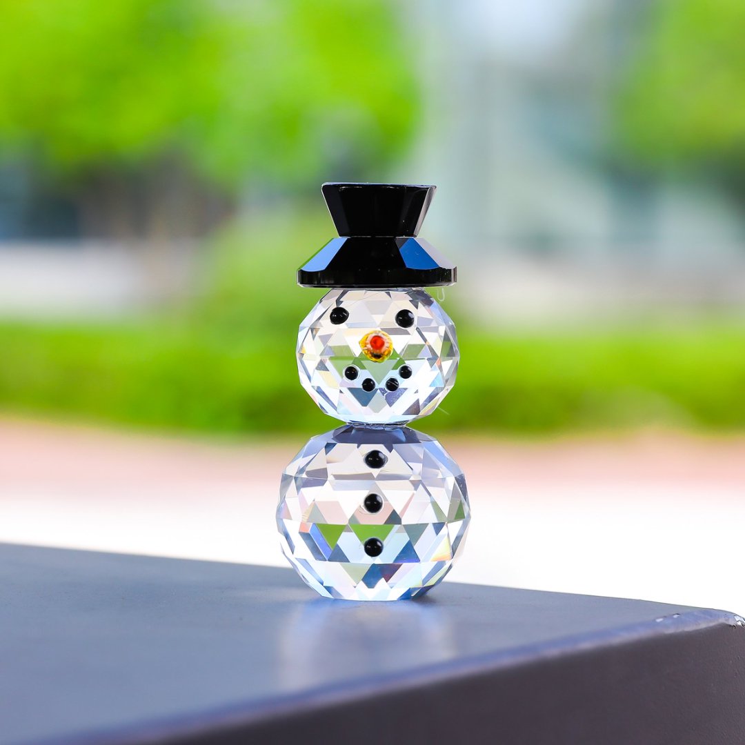 Figurine di pupazzo di neve co - Paper Weight Crystal recensione e prezzo