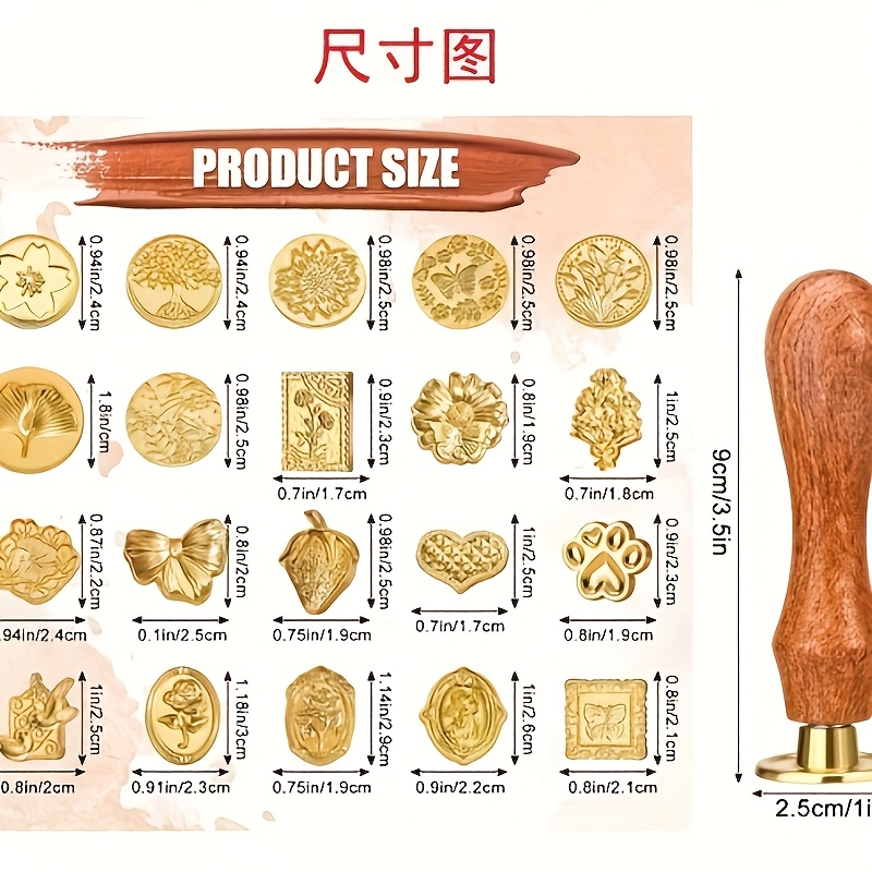 Set di 21 timbri per ceralacca - Wax Seal Stamp Set recensione e prezzo